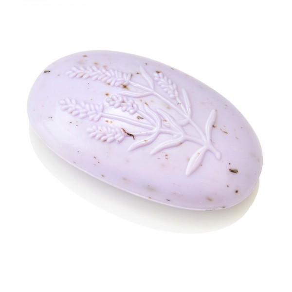 Ovis-Seife "Lavendel" oval mit Relief 110 g