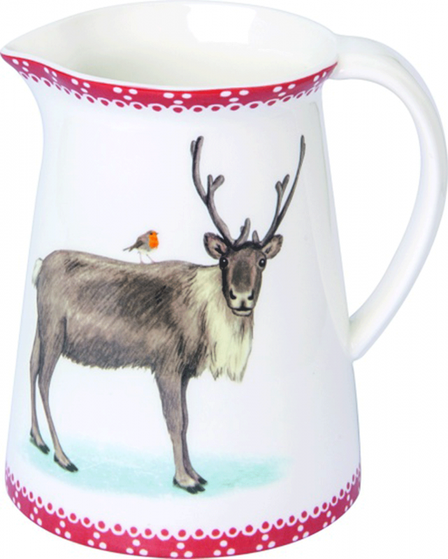 Weihnachts-Servietten \"Rentier-Freude\" – 3-lagig, 12,7x12,7 Cm – Packung Mit 20 Stück – Für Festliche Tische